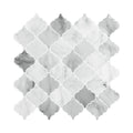 Grey Marble Lantern Design of Peel and Stick Backsplash 2.5mm Thickness Wall Tile Kitchen Bathroom Waterproof 12*12 Inch