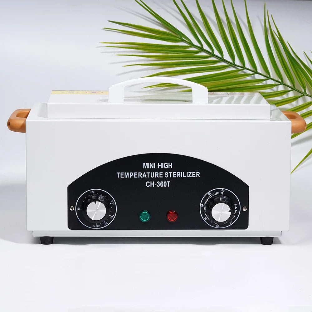 High Temperature Sterilizer 200 Degrees for Nail Tool Dry Heat Sterilizer Disinfection Cabinet