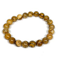 Natural Healing Crystal Picture Stone Jasper Round 8mm Beads Bracelet Jewelry Making Gemstone Design