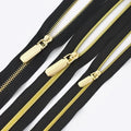 Zipper Head  Pullers  for Bag Wholesale Round Shape Making Custom logo Bag Metal Zipper Slider Puller for Purse / Clothes 20pcs