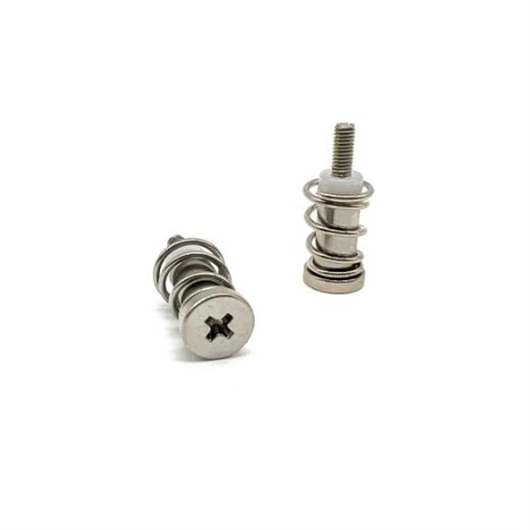 Custom 3-in-1 M2/M3/M4 CPU Heat Sink Spring Screws Steel Nickel Material Washer for Computer Case Cooling Fan Inch Metric