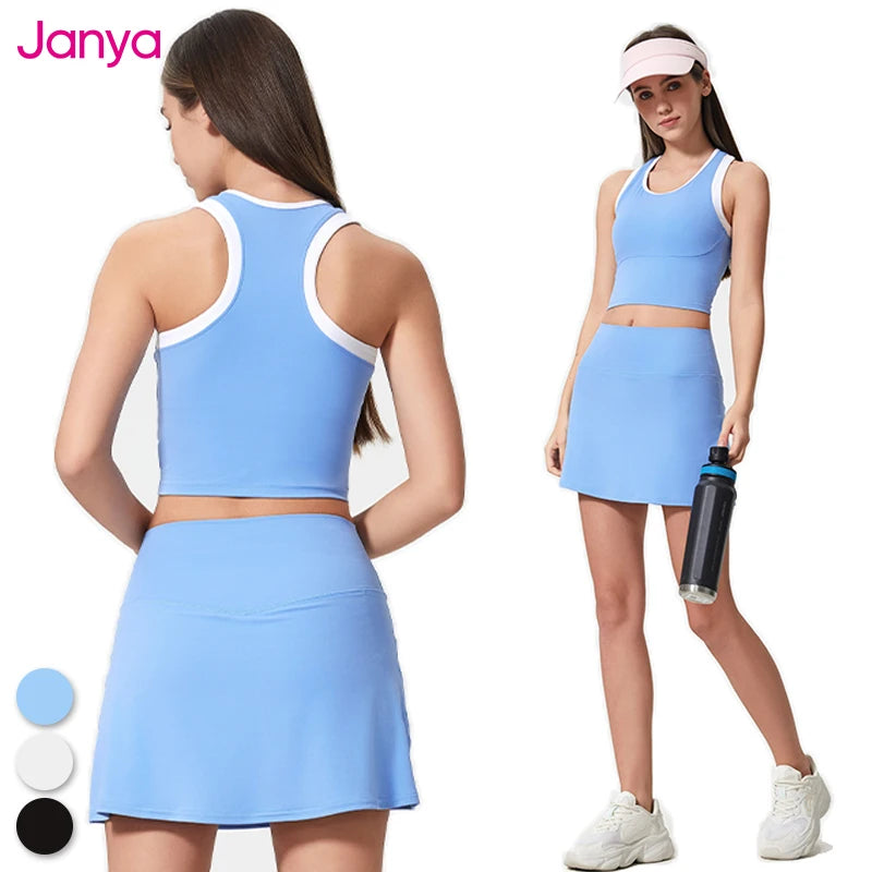 Janya Fitness Women Set Yoga for Outfit Hidden Pockets Breathable Custom Logo Sports Clothing Women's 2025 Sets High Set Yoga