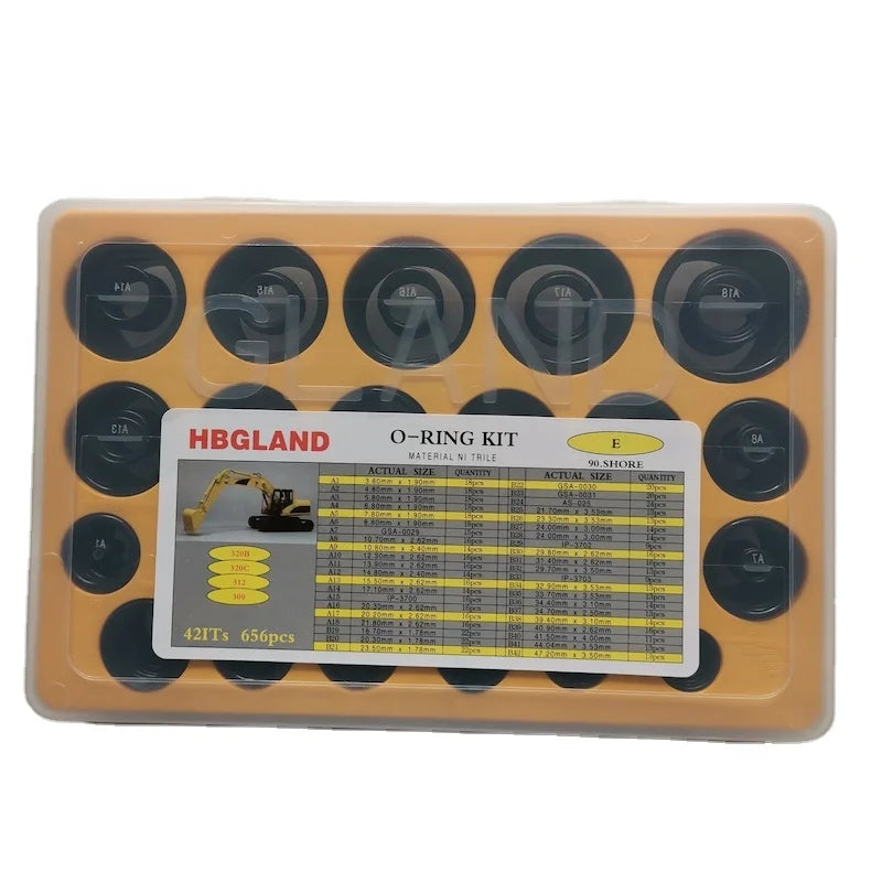 Good Quality NewWay for O Ring Kit-NBR/FKM Material Black for Excavator Mechanical Repair
