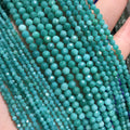Wholesale Natural Amazonite Faceted Loose Beads for DIY Jewelry Making Genuine Stone in 2mm 3mm 4mm 8mm 6mm 10mm Sizes 1mm Holes
