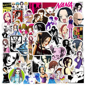 50Pcs Cute Japanese Girl Anime NANAS Graffiti Stickers for Bottle Book Decor Vinyl Fashion Women Sticker