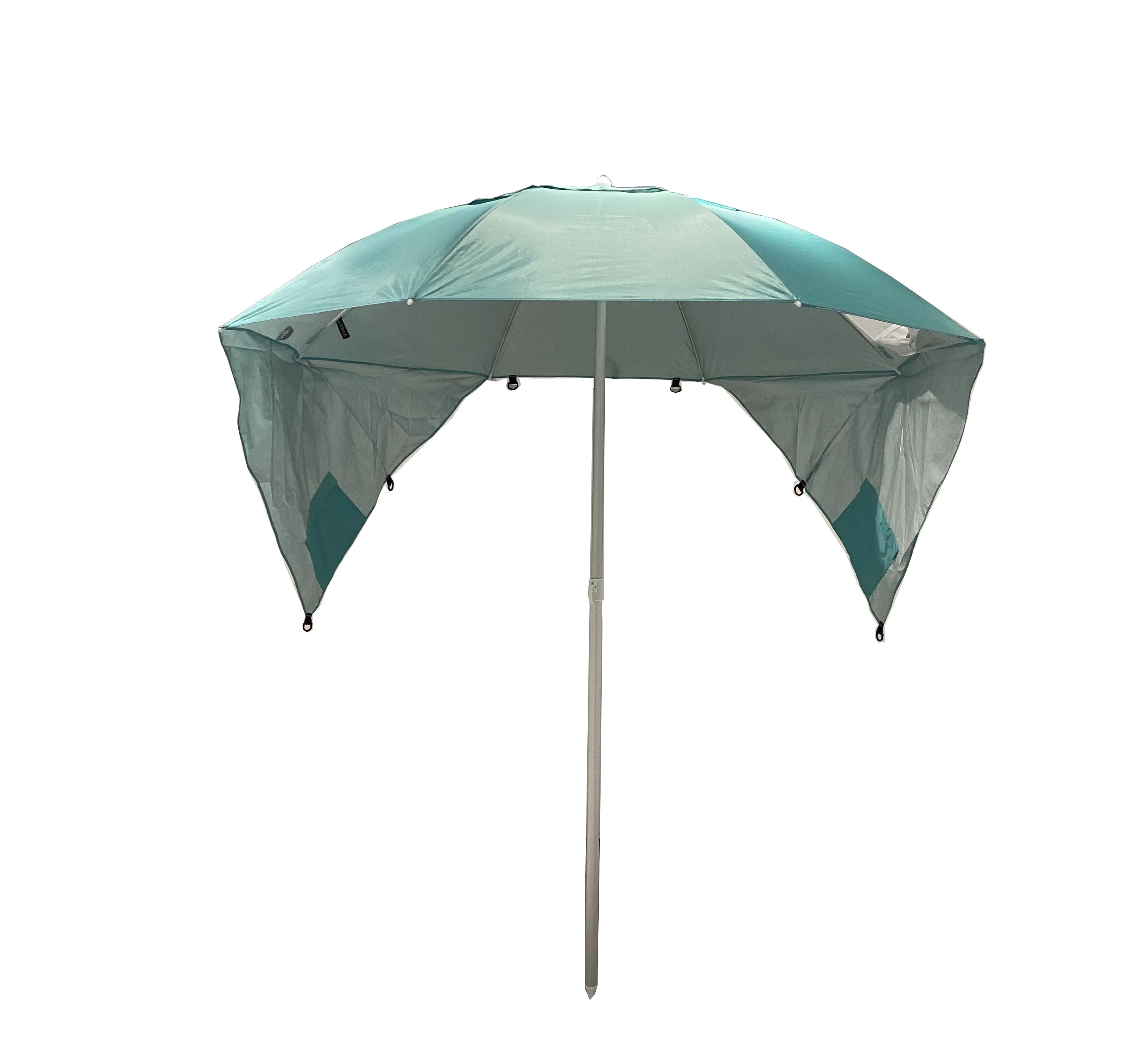 High Quality Waterproof Lightweight 50+ UV Aluminum Frame Beach Outdoor Umbrella Shelter Tent for Outdoor Furniture