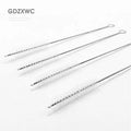 Trending Kitchen Gadgets 2023 165-mm 125-mm Multifunctional Stainless Steel Straw Brush PBT Bristles Cleaner