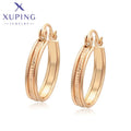X001000299 XUPING Jewelry 18K Gold Plated Fashion Simple Women Big Circle Hoop Earrings