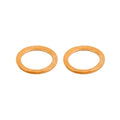 Pair M10 Copper Retaining Spring Lock Washers Bronze Plain Style Bonded for Brake Hose Replacement Enhanced Retention Durability
