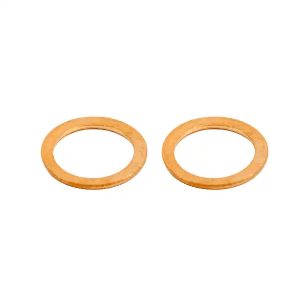 Pair M10 Copper Retaining Spring Lock Washers Bronze Plain Style Bonded for Brake Hose Replacement Enhanced Retention Durability