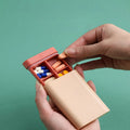 NBBLUESKY Custom Logo 7-Day Pill Organizer Convenient ABS Plastic Weekly Foldable Medicine Box Portable Travel Pill Storage Case