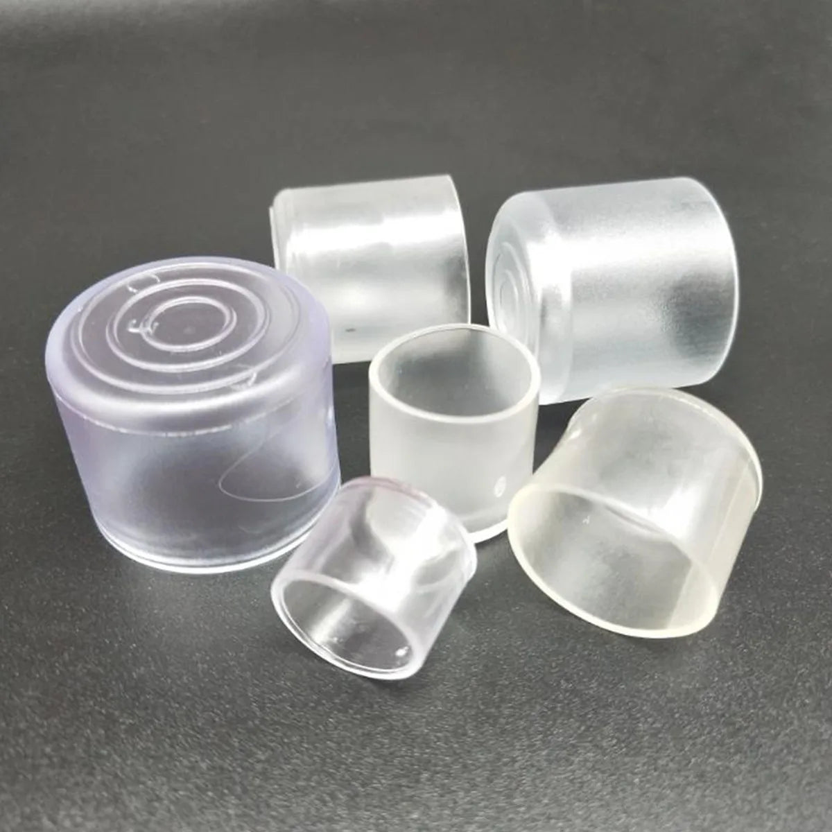 16mm 19mm 22mm 25mm 32mm Transparent Rubber Chair Leg Caps Feet Pads Furniture Covers Floor Protector