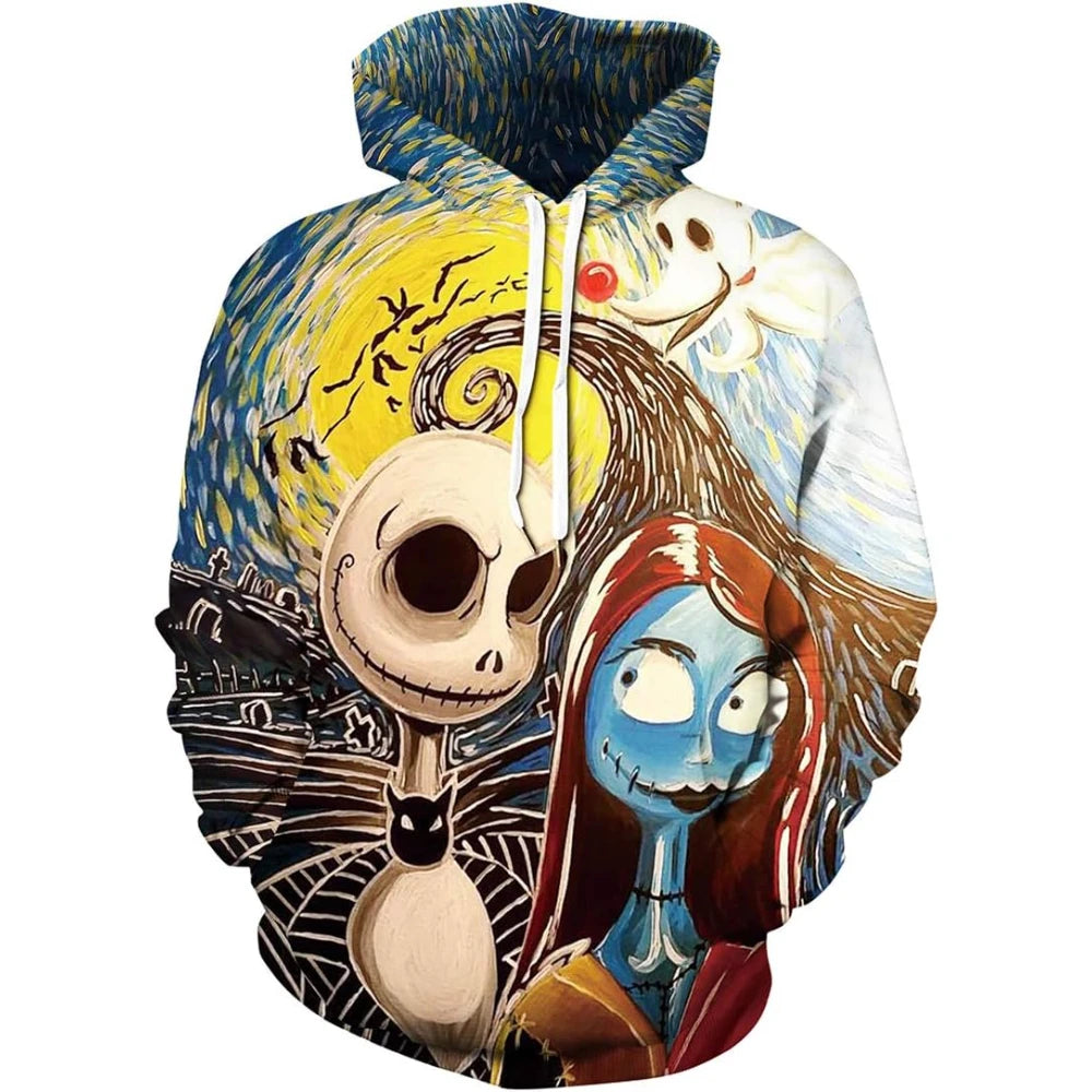 Fitspi Wholesale Custom Men's Novelty Hoodie 3d Print Pullover Unisex Casual Sweatshirt