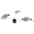 Xilei XL-202202 Triple Pigeon Rotary Machine with 3-Arm 110x55x45CM Size Includes Decoys for Hunting & Shooting