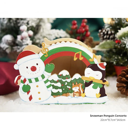 's Latest Christmas Series of Wooden Multifunctional Can Hide the Hamster House