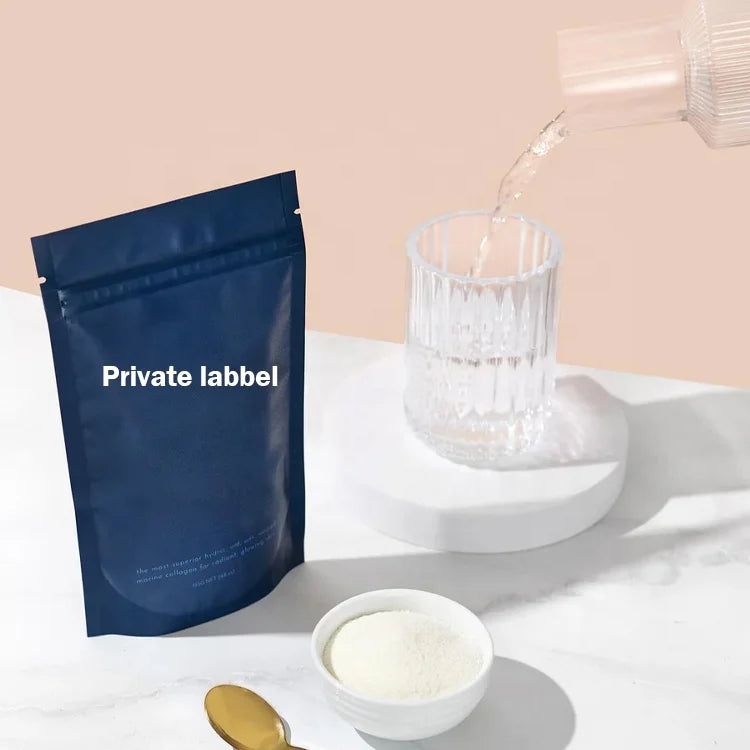 Private Label Unflavored Hydrolyzed Collagen Peptides Powder Collagen Peptide Sachet