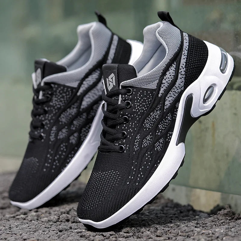 2025 New Spring Breathable Flying Woven Fashion Simple Sports Casual Shoes Youth Outdoor Casual Shoes