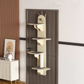 Cat Furniture Toys Solid Wood Cat Climbing Column Hanging Door Model Portable Jumping Platform Cat Wall Steps Staircase