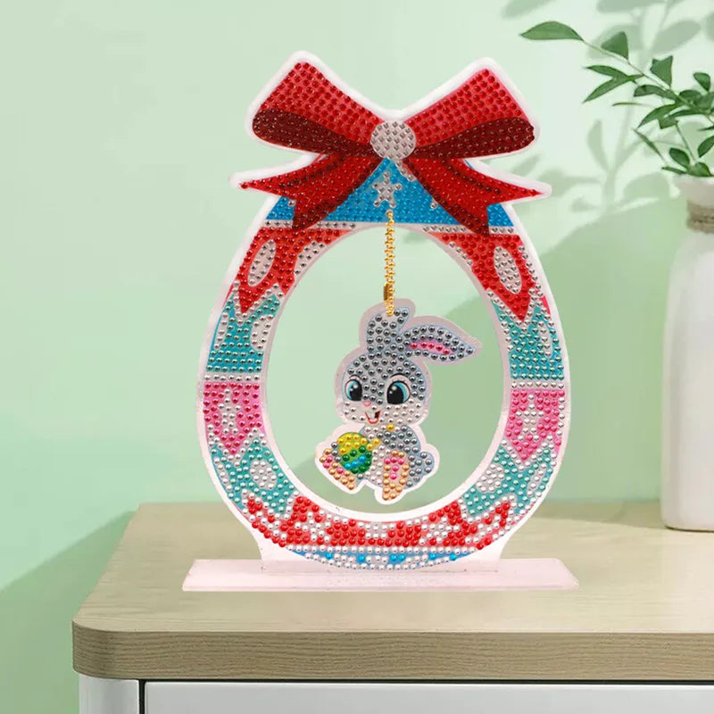 DIY Diamond Painting Desk Ornament Flower European Special Shaped Crystal Art Crafts Creative Christmas Holiday Decorations