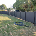 BAS'O WPC Privacy Fence Panels Outdoor Composite Fence for Garden