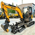 INFRONT FREE SHIPPING Mini Excavator 3.5 Ton EPA Farm New Crawler Digger Excavadora Kubota Engine 1 Ton 2 Ton Small Excavators