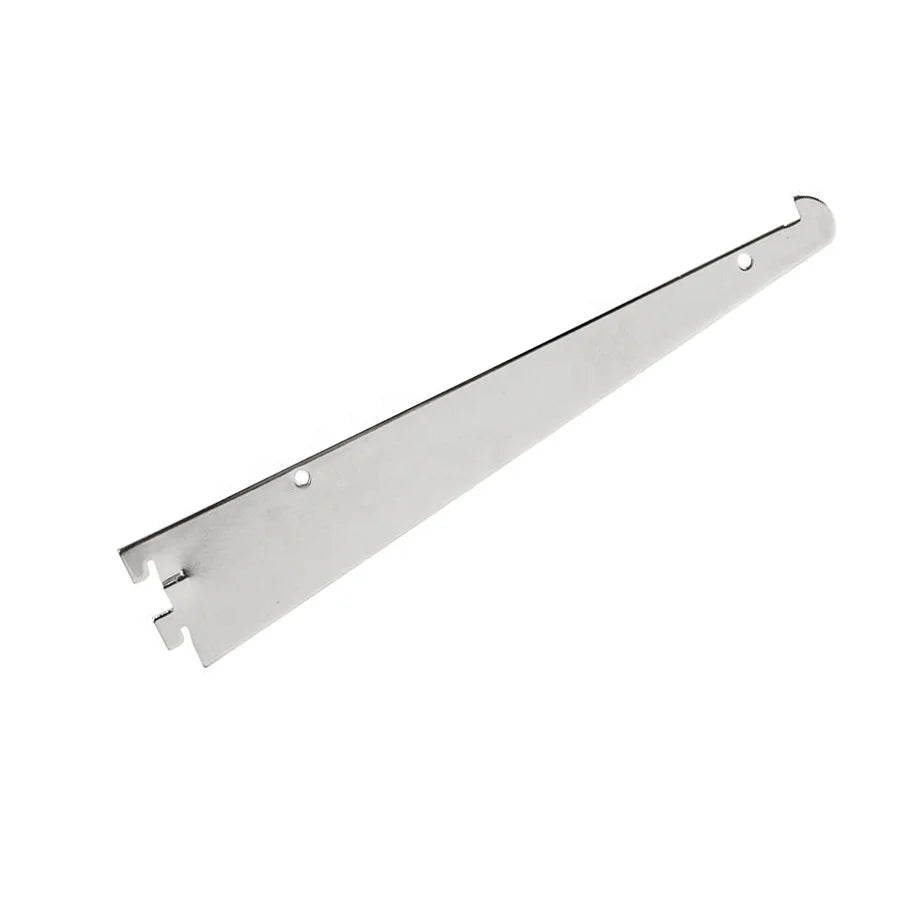 Custom Heavy Duty Corner Brace Plate Stainless Steel Stamping Single Slots Metal Floating Shelf Bracket Wall Poles Brackets