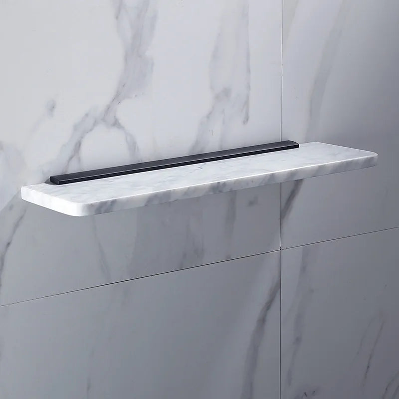 Wall Ledge Shower Shelf 30 cm Marble Bathroom Shelf
