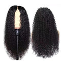 Wholesale Afro Kinky Curly Human Hair Lace Front Wig 4X4 Transparent Lace Closure Wig Wet and Wavy Indian Hair Wig 10-30 Inches