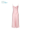 Custom 8248 Multi Color Wedding Bride Bridesmaid Long Silk Slip Inside Dress Night Robe