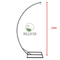 Black Stand Arch Wedding for Event Party Curved Hook Arc Chandelier Stand Support Stage Backdrop Ceiling Lamp Holder Decoration