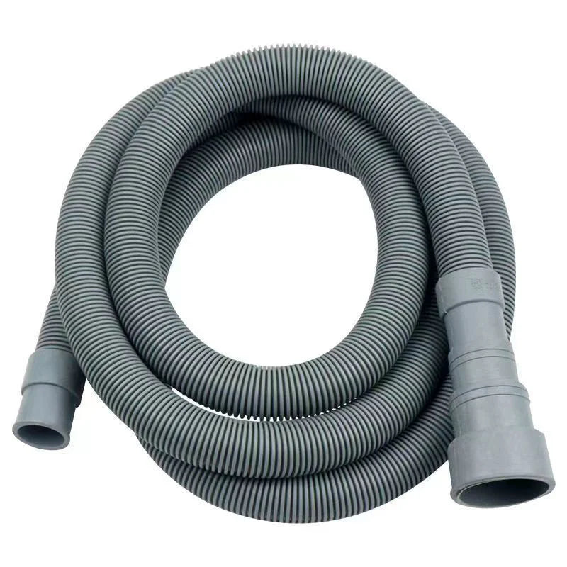 Low Pressure Universal Corrugated Flexible Plastic Rubber Extension Washing Machine Drain Hose