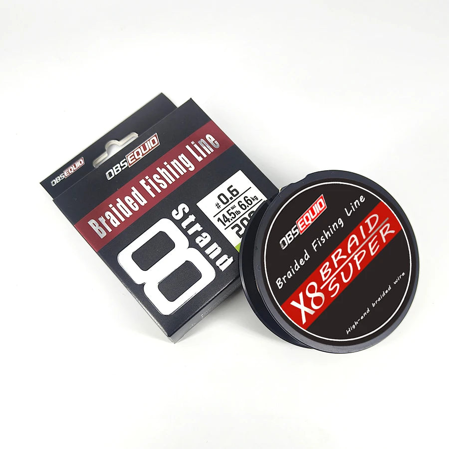 8X Super Strong Japanese Braided 200m Multifilament PE Fishing Line Floating Accessory for Lake and River Fishing