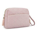 Factory New Design Multi-functional Water-resistant Quilted Pouch Makeup Bag Custom Korean Makeup Bag Travel Toiletry Bag