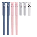 Hot Selling Bear Design Erasable Gel Pen Thermal Sensitive Easy-to-Wipe Plastic Logo Direct Factory Foreign Trade Ballpoint Pens