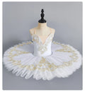 White Little Swan Dance Costume Children's Professional Beauty Performance Wear Tulle