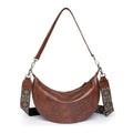 Custom Logo Manufacturer Wholesale 2024 Hot Women Fashion Sling Crossbody Hand Bags Pu Leather Half Moon Tote Bags for Woman