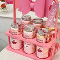 Wholesale 500ml Slim Plastic Bottle Portable Milk Tea Drink Juice Packaging Bottle Takeaway Packaging Bottles