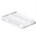 Wholesale Plastic Transparent Love Style Wedding Table Number 1-20 Holder with Stand Base