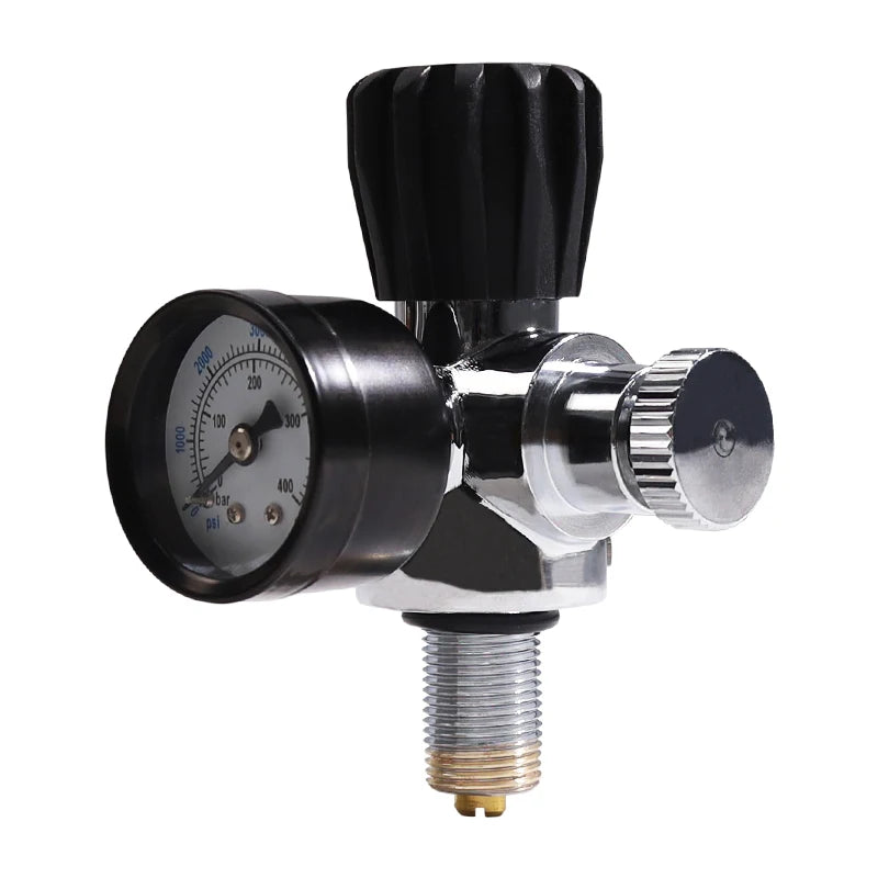 PCP Scba Charging Valve Air Filling Station Refill Adapter With 400bar/6000psi Gauge M18x1.5 Threads for Diving Cylinder