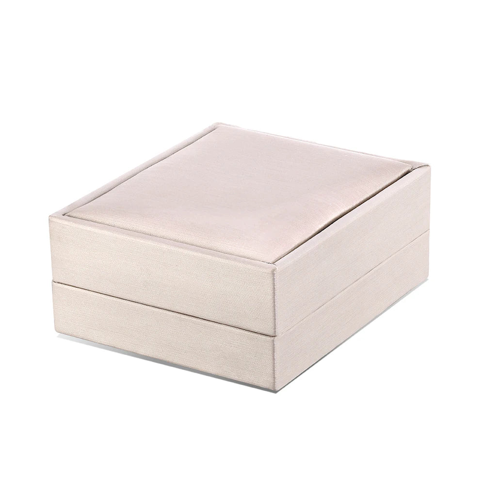 Dylam Fine Fashion Jewelry Packaging Rectangle Accessories Box Jewelry Ring Earring Bracelet Necklace Package Packaging Box