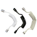 Retractable Water Hose Spring Flexible Shower Hose Bathroom Telescopic Recoil PU Material Shower Hose for Toilet Bidet Spray