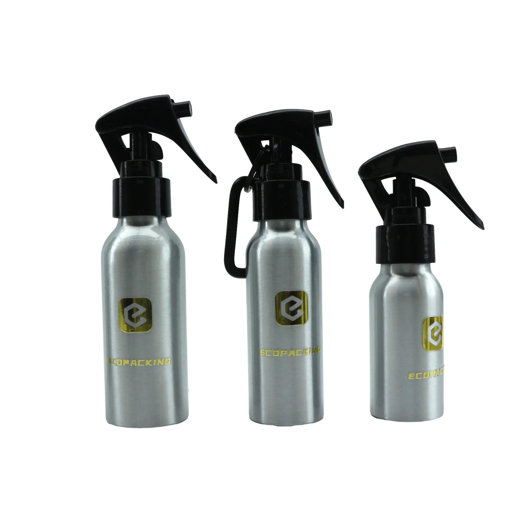 30ml 50ml 60ml 100ml 120ml 150ml 200ml 250ml 300ml 500ml 1000ml silver Aluminum Bottle Cosmetic Pump Lotion Shampoo Spray Bottle