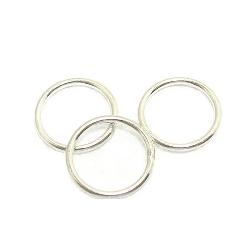 925 Sterling Silver Jump Rings Connector DIY Jewelry Findings Making Supplies Accessories Closed Jump Rings Jewelry Components