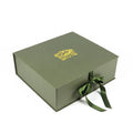 Custom Printed Logo Mailers Black Flap Custom Magnetic Gift Box Rigid Folding Paper Clothes Shoe Folding Paper Box With Handle