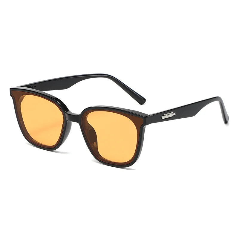 Wholesale Factory Price Leopard Oversize Square Sunglasses Black Retro Rivet Sun Glasses Women Men