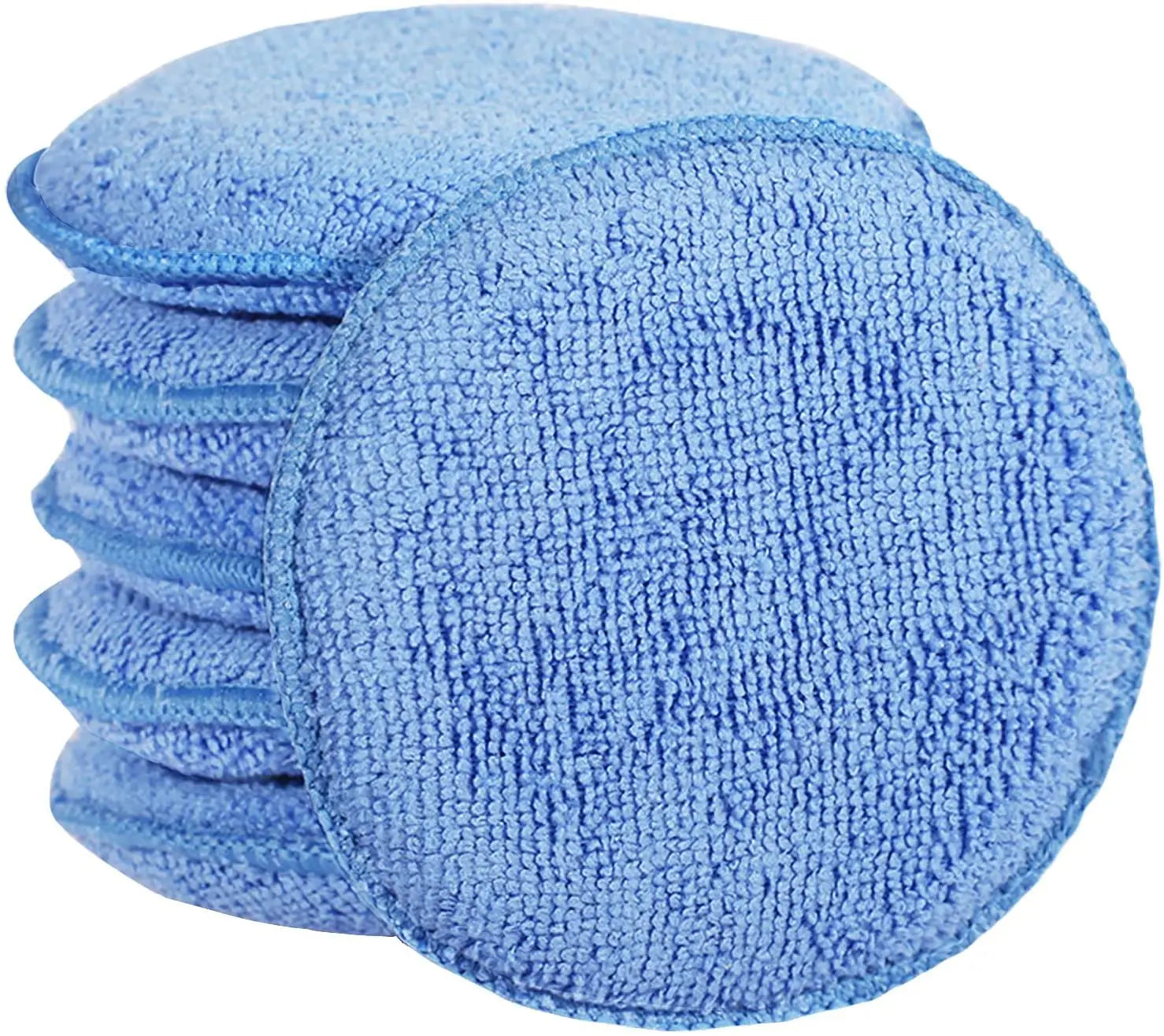 Woxin Microfiber Sponge Car Wax Applicator Pads Set Buffing Detail Polishing Sponge Pads for Car Cleaning and Fine Polishing