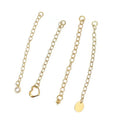 Handmade Connector Chain Gold Filled Extension Chain for Diy Jewelry Accessories