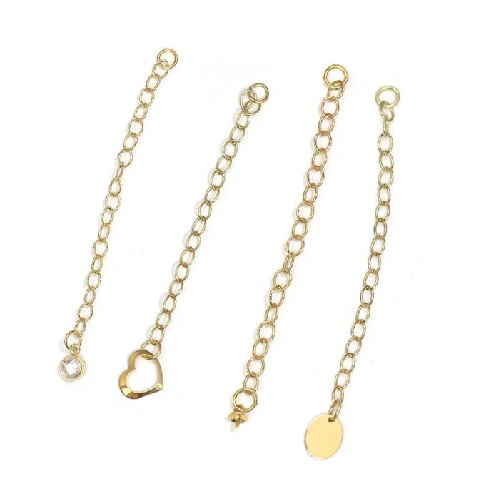 Handmade Connector Chain Gold Filled Extension Chain for Diy Jewelry Accessories