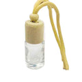 Good Quality Glass Air Freshener Vent Screw Cap Diffuser with Screen Printing Empty Hanging Car Perfume Bottle 5ml/8ml/12ml