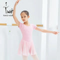 Dance Wear Kids Short Sleeve Cotton Girls Ballet Leotards
